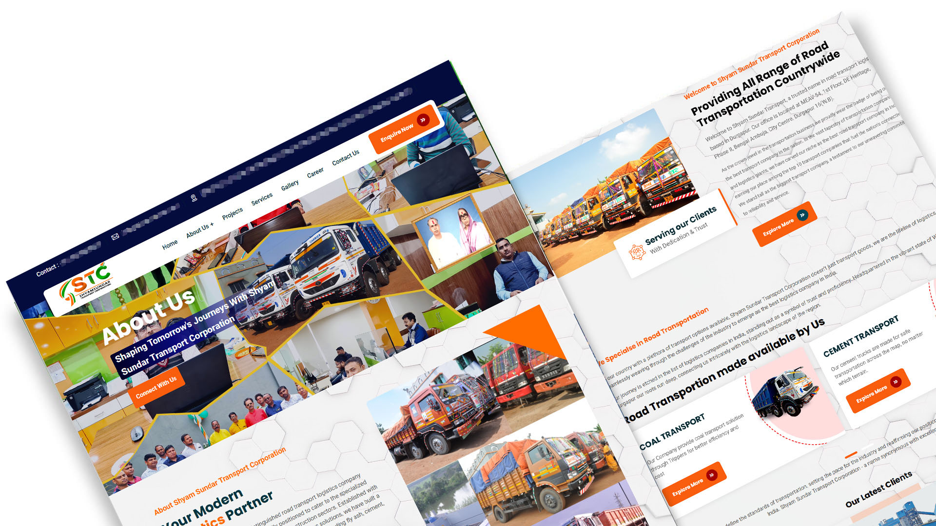 Shyam-Transport-website