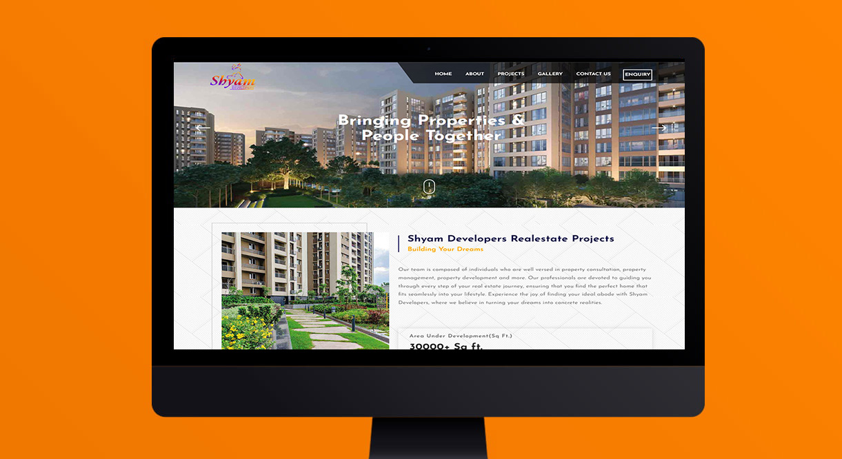 Shyam Developers Website